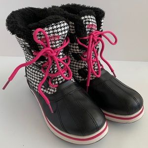 Athletech Thermolite Houndstooth snow/rain boots